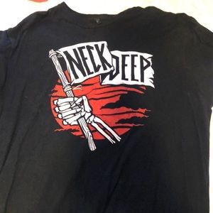 Neck deep band shirt